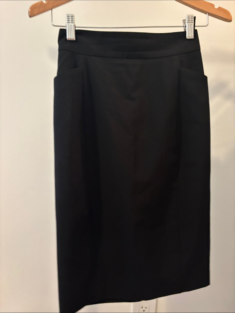 Babaton Black Pencil Skirt - Sleek Office Staple - Picture 1 of 2